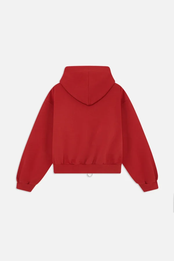 PRODUCTO 1 B Logo Red Zipped Hoodie