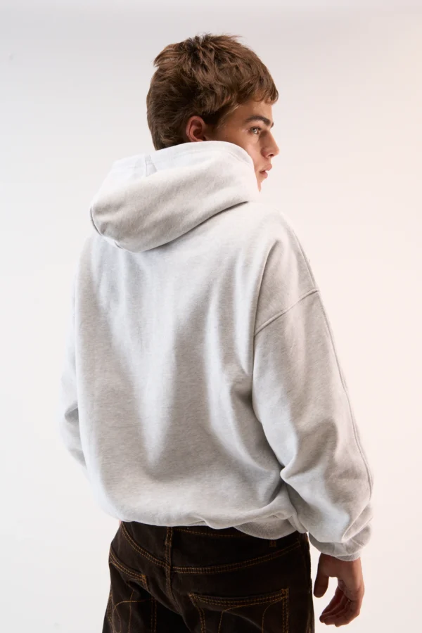 PRODUCTO 2 D Flock Light Grey Hoodie