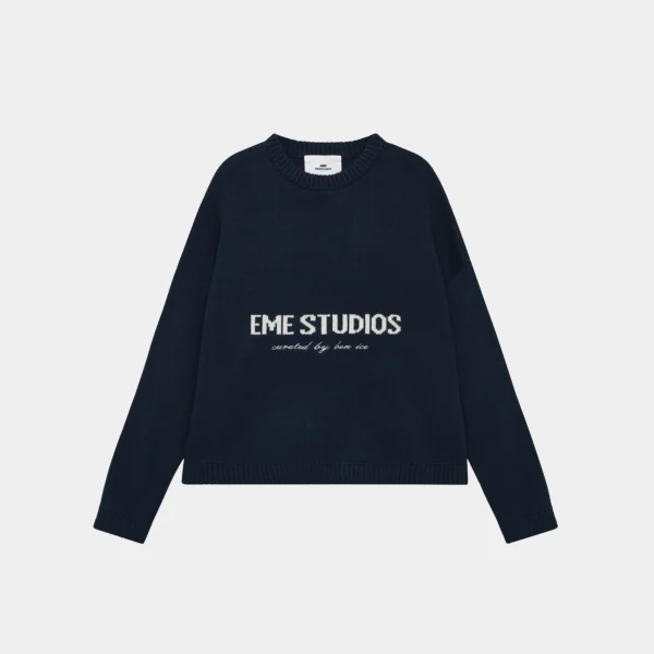 PRODUCTO 3 Master Navy Knit Sweater