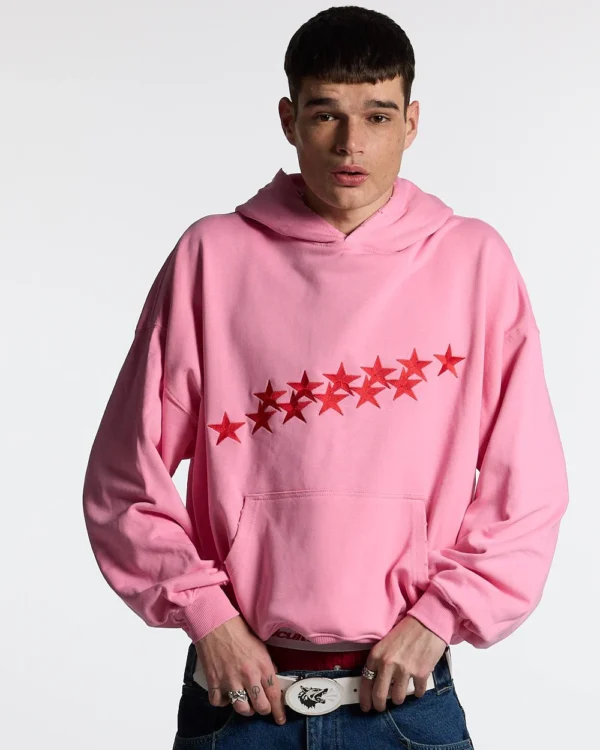 PRODUCTO 5 D STARS HOODIE PANTHER PINK