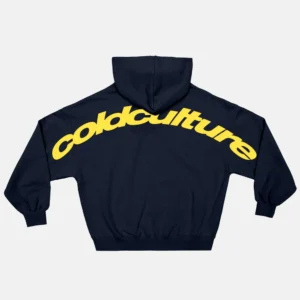 SUDADERA CON CAPUCHA CURVA AZUL MEDIANOCHE